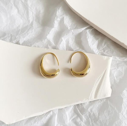 Modern Gold Earrings