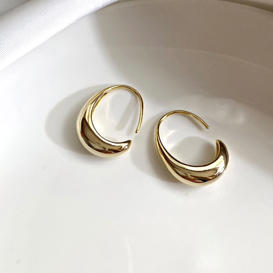 Modern Gold Earrings