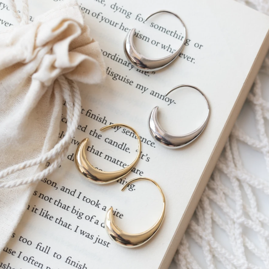 Modern Gold Earrings